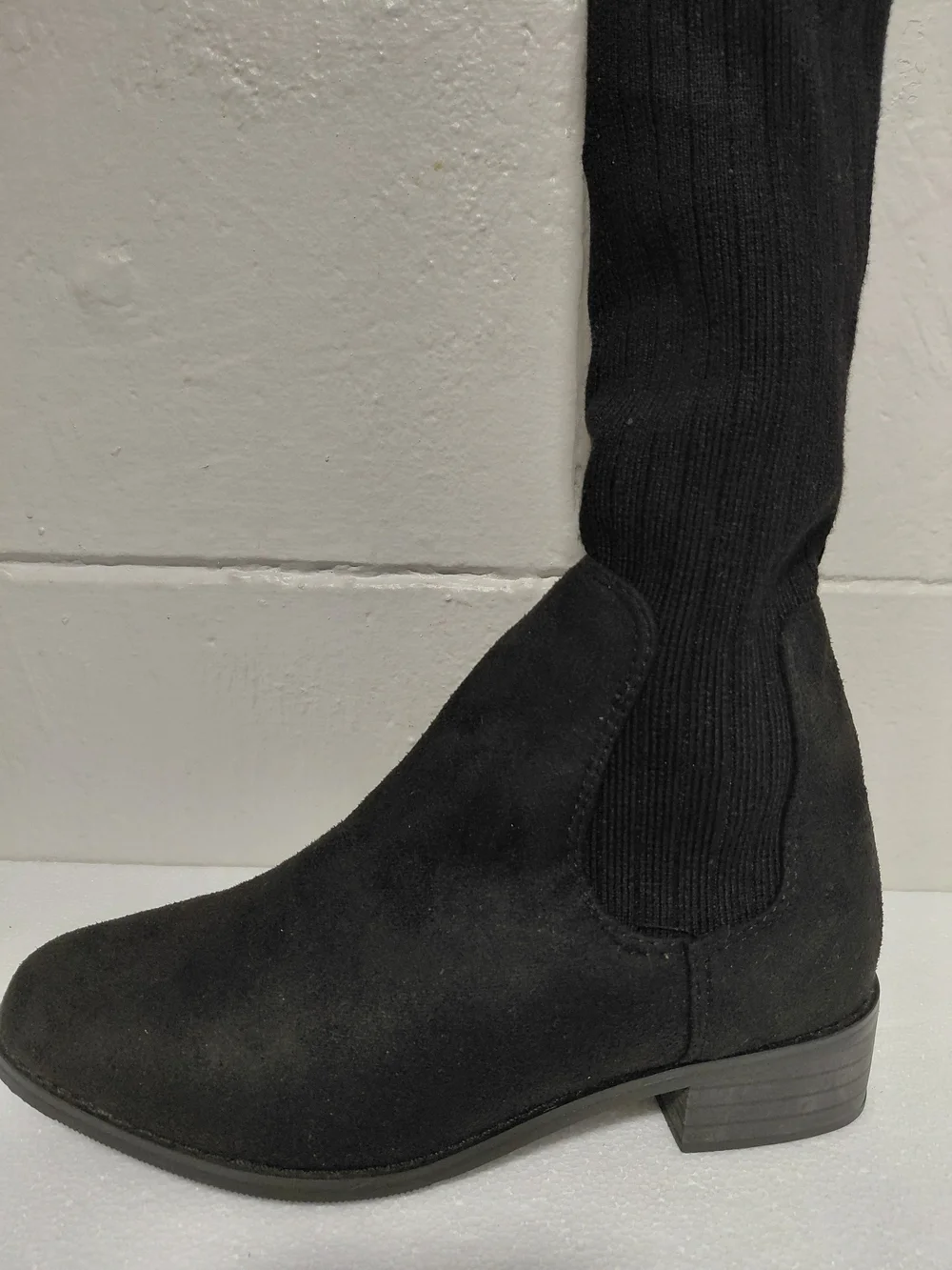 Black Over-the-Knee Women's Boot